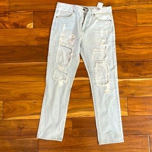 Forever 21 ripped jeans Size M